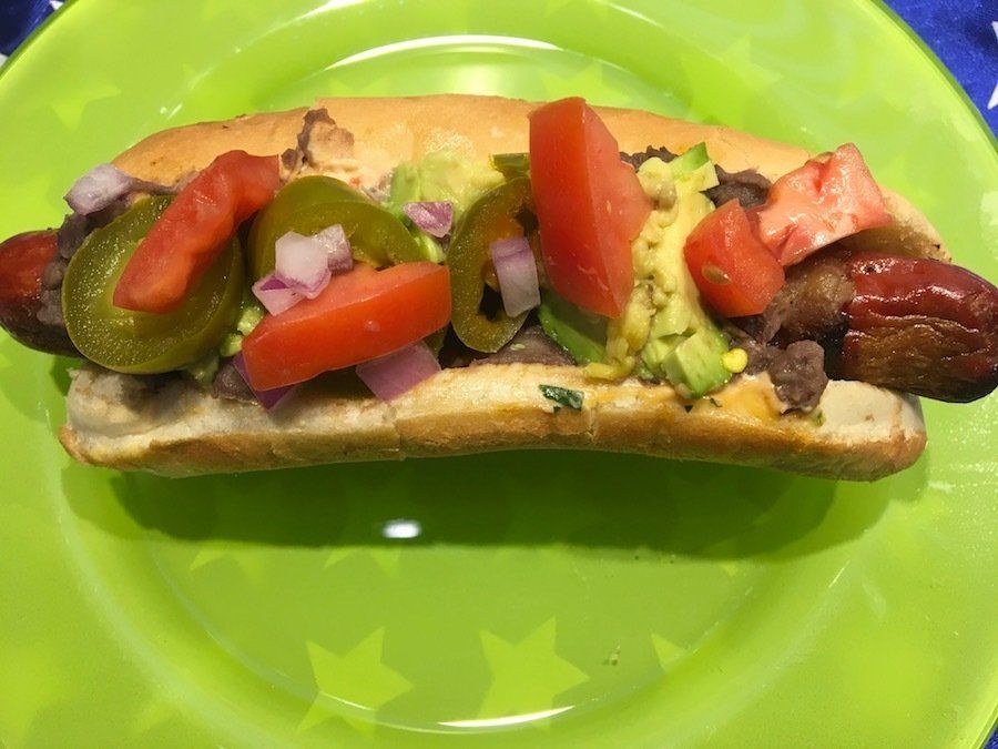 Grilled Hot Dogs with a Southwestern Twist